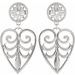 Filigree Heart Earrings