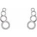Accented Geometric Ear Climbers