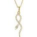 Petite Snake Necklace or Pendant