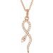 Petite Snake Necklace or Pendant