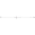 Accented Sideways Cross Bracelet