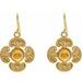 Maltese Cross Earrings
