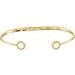 Circle Hinged Cuff Bracelet