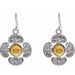 Maltese Cross Earrings