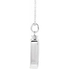 Rectangle Ash Holder Necklace