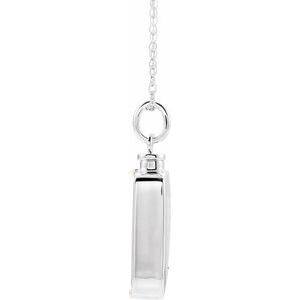 Rectangle Ash Holder Necklace