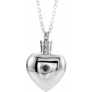 Heart Ash Holder Necklace
