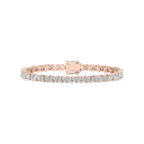 5 ¾ ctw Marquise and Round LGD Alternating Link Tennis Bracelet - 7 Inches