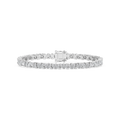 5 ¾ ctw Marquise and Round LGD Alternating Link Tennis Bracelet - 7 Inches