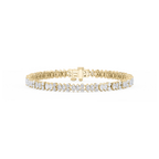 6 ctw Marquise and Round LGD Alternating Bracelet  - 7 Inches