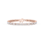6 ctw Marquise and Round LGD Alternating Bracelet  - 7 Inches
