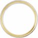 Milgrain Stepped-Edge Comfort-Fit Flat Band with Hammer Finish