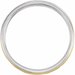 Milgrain Stepped-Edge Comfort-Fit Flat Band with Hammer Finish