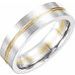 Grooved Comfort-Fit Flat Band