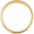 Grooved Comfort-Fit Flat Band