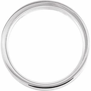 Grooved Comfort-Fit Flat Band