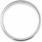 Grooved Comfort-Fit Flat Band