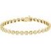 Bezel-Set Line Bracelet