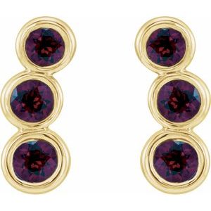 Three-Stone Ear Climbers