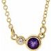 Accented Bezel-Set Necklace or Center