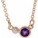 Accented Bezel-Set Necklace or Center