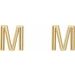 Single Initial Earring