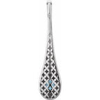 Bezel-Set Halo-Style Necklace or Pendant