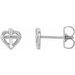 Youth Cross & Heart Earrings