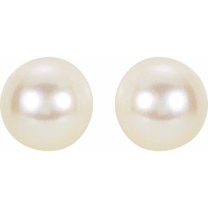 Pearl Stud Earrings