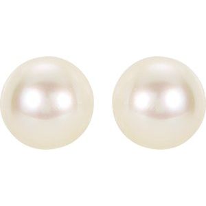 Pearl Stud Earrings