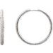 Pavé-Style Inside-Outside Hinged Hoop Earrings