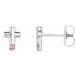 Accented Cross Earrings