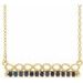 Infinity-Inspired Bar Necklace or Center