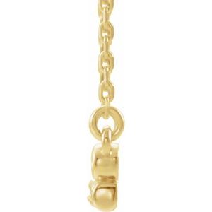 Infinity-Inspired Bar Necklace or Center