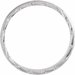 Hand-Engraved Milgrain Stepped-Edge Sculptural Half Round Band