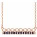 Infinity-Inspired Bar Necklace or Center