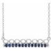Infinity-Inspired Bar Necklace or Center