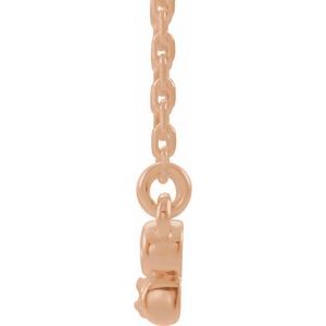 Infinity-Inspired Bar Necklace or Center