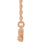 Infinity-Inspired Bar Necklace or Center