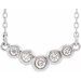Bezel-Set "V" Necklace or Center