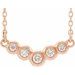 Bezel-Set "V" Necklace or Center