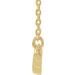 Bezel-Set "V" Necklace or Center
