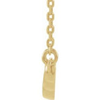 Bezel-Set "V" Necklace or Center