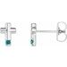 Accented Cross Earrings