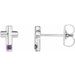 Accented Cross Earrings