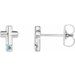 Accented Cross Earrings