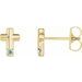 Accented Cross Earrings