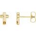 Accented Cross Earrings