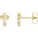 Accented Cross Earrings