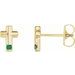 Accented Cross Earrings